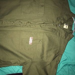 State Property button up short sleeve shirt